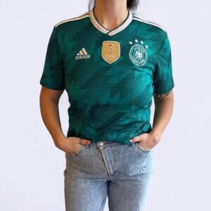 Adidas fifa world champions 2014 jersey teal/ blue green